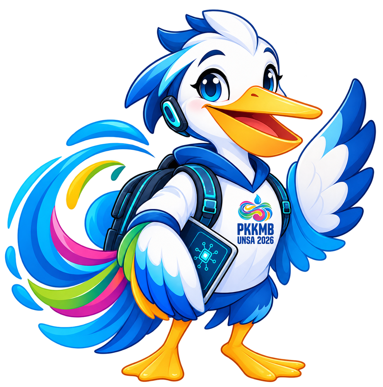 Maskot PKKMB UNSA 2026